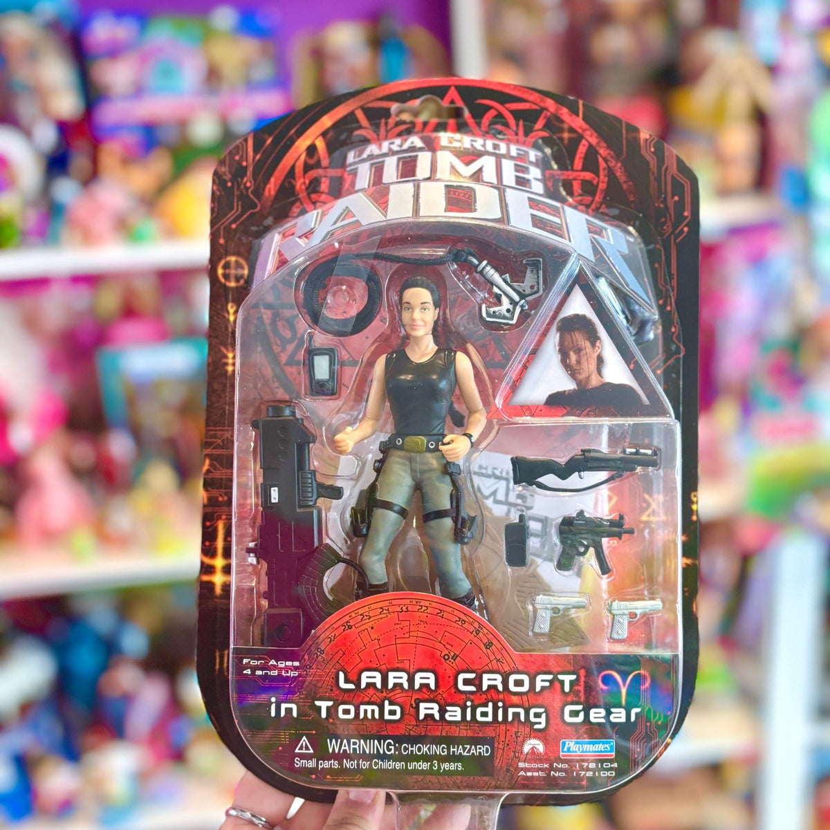 Lara Croft - Tomb Raider: Lara Croft In Tomb Raiding Gear Action Figure (MOC, Playmates, 1999) - PopCultGang
