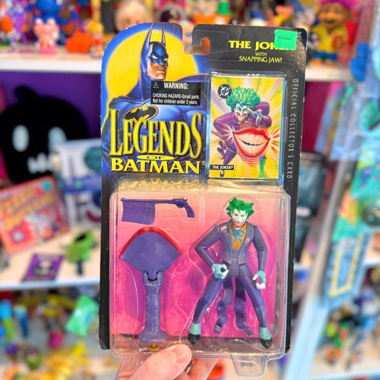 Legends of Batman - The Joker With Snapping Jaw Action Figure (MOC, Kenner, 1995) - PopCultGang