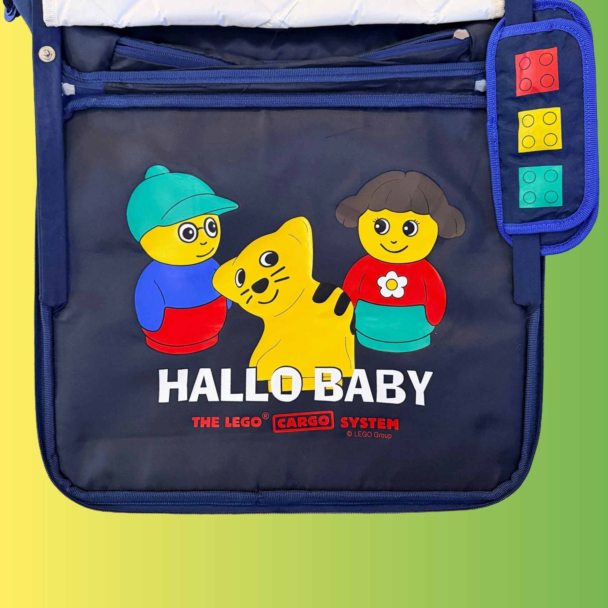 Lego Cargo System: Diaper Bag "Hallo Baby" (90s) - PopCultGang