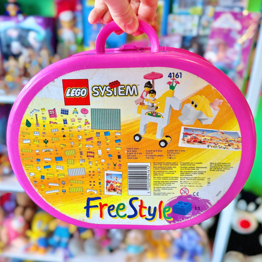 Lego Freestyle Pink Carrying Case Box 4161 (no bricks, 90s) - PopCultGang