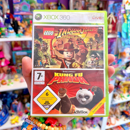 LEGO Indiana Jones The Original adventures / Kung-Fu Panda - Bundle Copy (Xbox 360) - PopCultGang