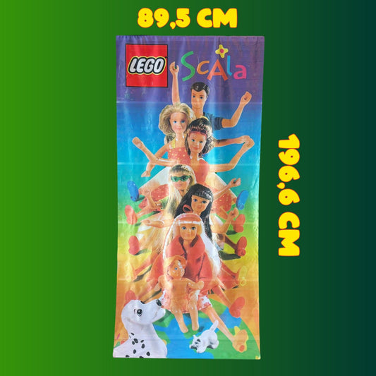 Lego Scala: Store Display Banner - 196,6 x 89,5 cm (1990s) - PopCultGang