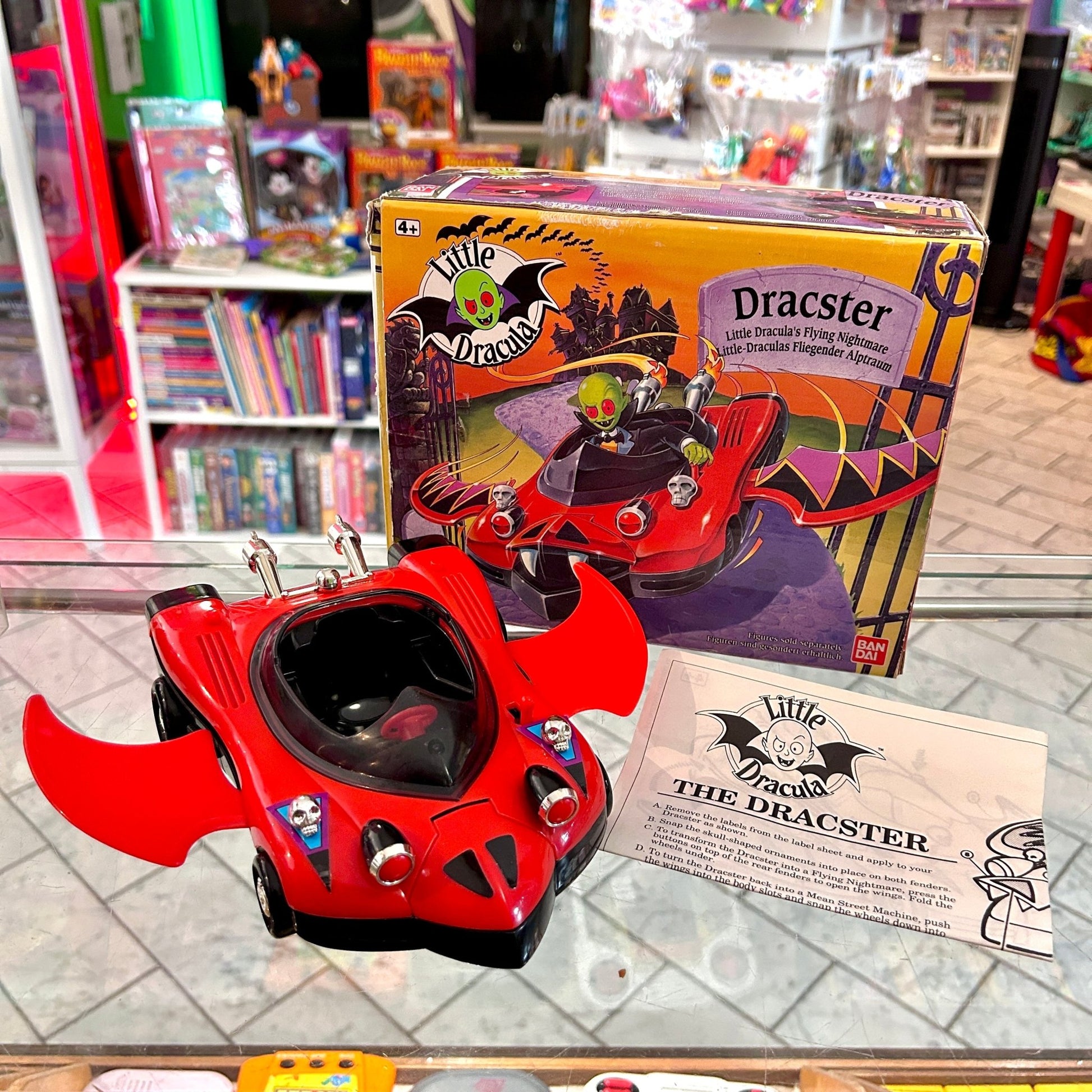 Little Dracula: Dracster Vehicle (CIB, Bandai, 1991) - PopCultGang