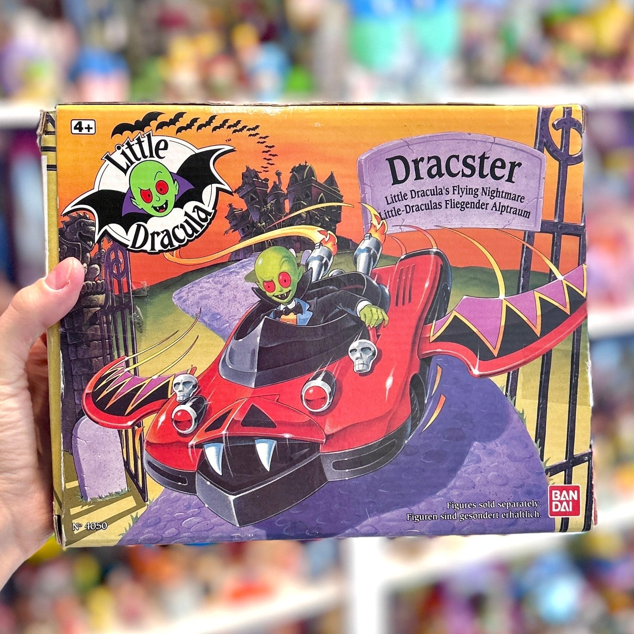 Bandai Little Dracula Dracster-fordonet med figur | Köp på (725899133 Bandai Little Dracula Dracster-fordonet med figur | Köp på (725899133
