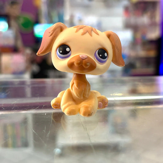 Littlest Pet Shop: 268 Golden Retriever Yellow / Brown Dog (2000s) - PopCultGang