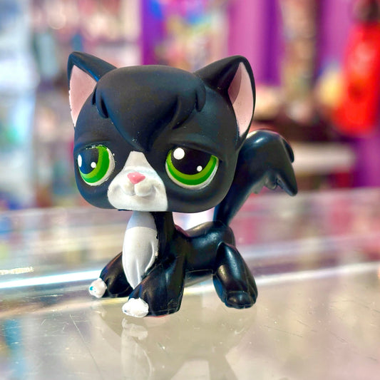 Littlest Pet Shop: 55 Long Hair Black Cat (2000s) - PopCultGang