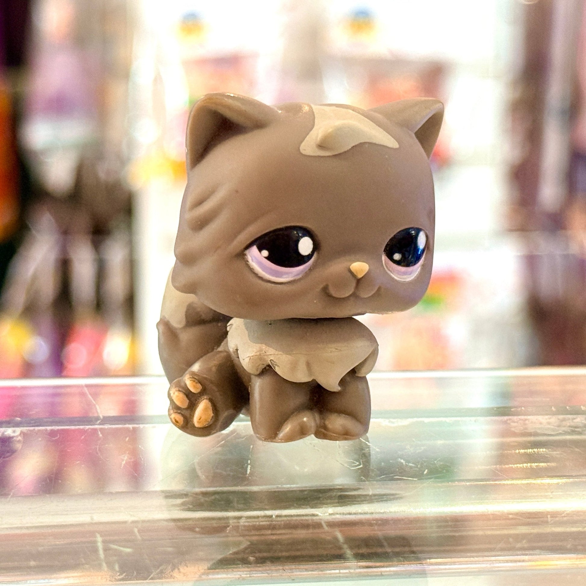 Littlest Pet Shop: 973 Gray Persian Cat (Hasbro, 2000s) - PopCultGang