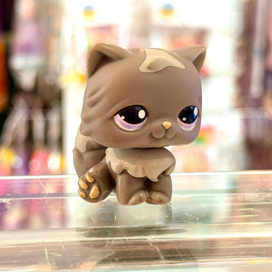 Littlest Pet Shop: 973 Gray Persian Cat (Hasbro, 2000s) - PopCultGang