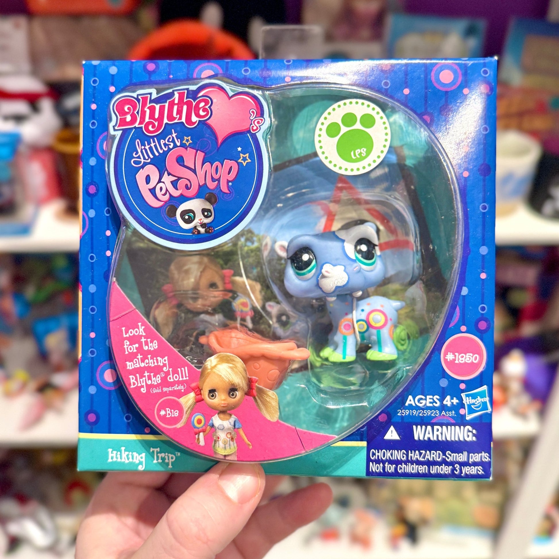 Littlest Pet Shop: Blue Hippo 1850 - Blythe Crossover (NIB, new in box, 2010) - PopCultGang