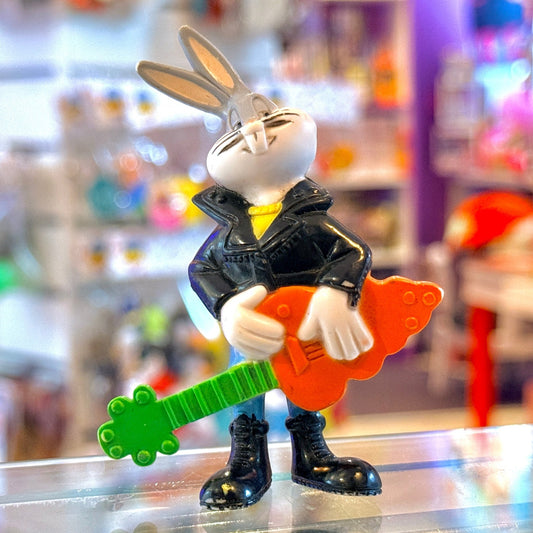 Looney Tunes: Bugs Bunny Carrot Guitar PVC Figure (Warner Bros., 90s) - PopCultGang