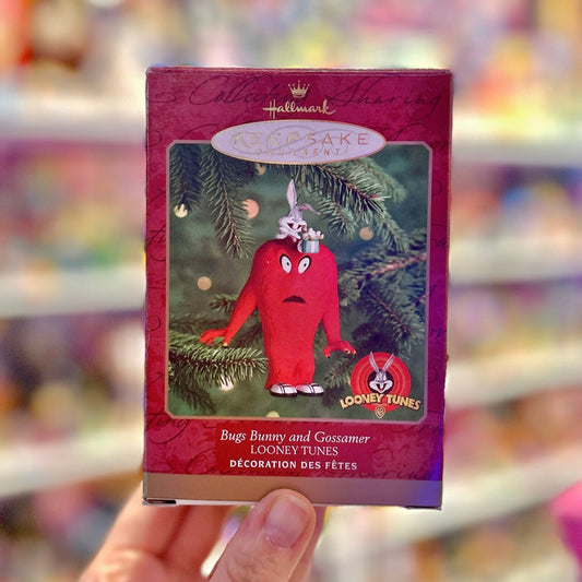 Looney Tunes: Bugs Bunny & Gossamer Keepsake Ornament (Hallmark, 90's) - PopCultGang