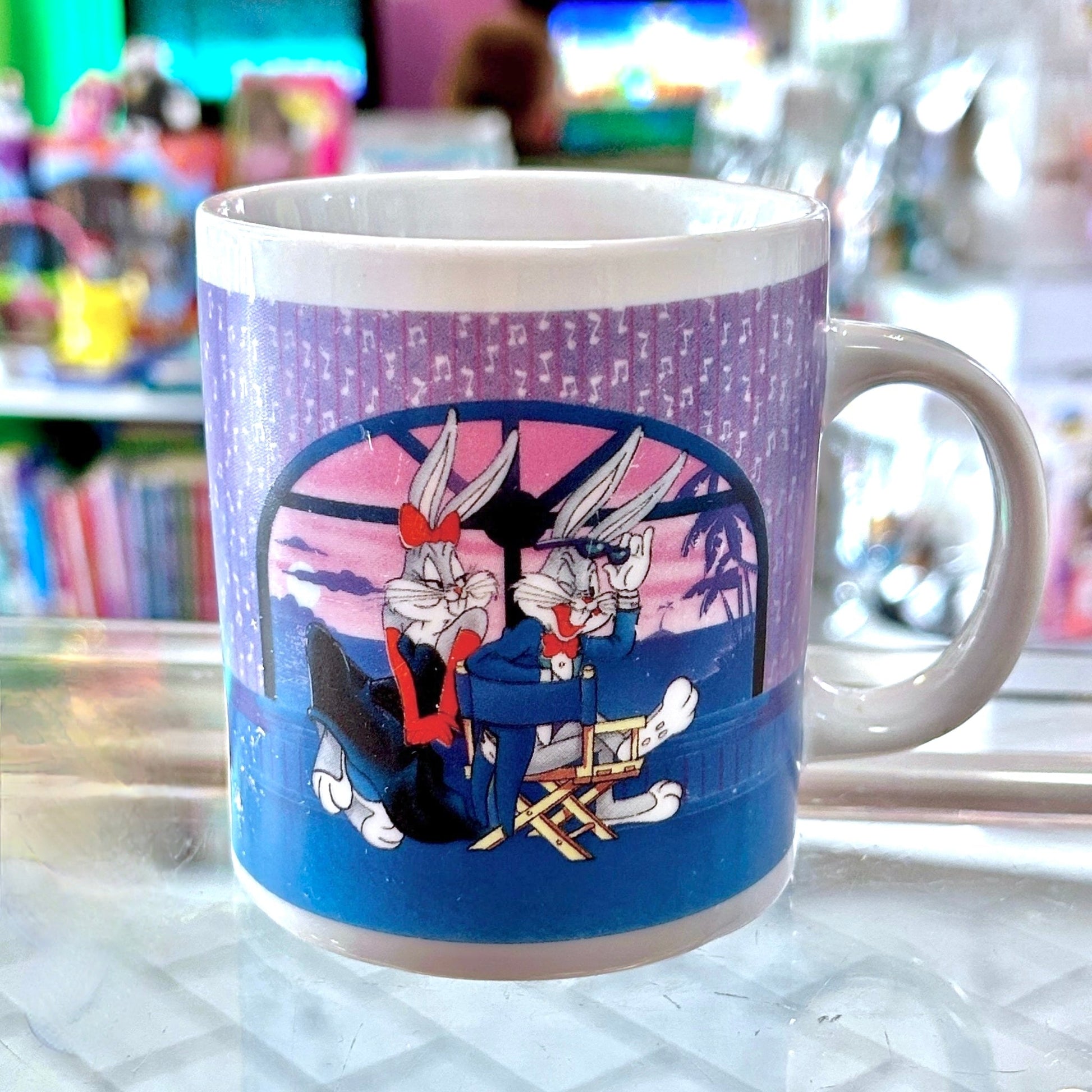 Looney Tunes: Bugs Bunny & Honey Bunny Film Director - Ceramic Coffee Mug (Warner Bros., 90s) - PopCultGang