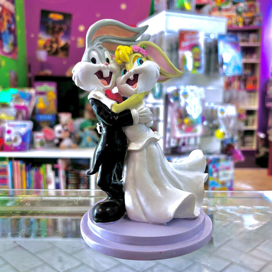 Looney Tunes: Bugs Bunny & Lola Bunny Bride and Groom Resin Figure (Warner Bros. Studio, 90s) (Copy) - PopCultGang