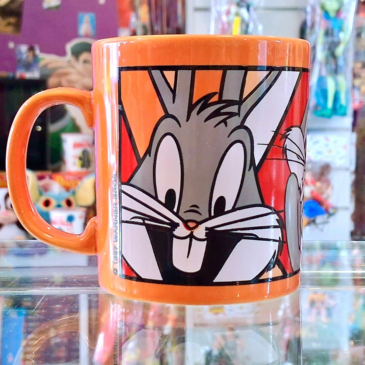 Looney Tunes: Bugs Bunny Orange Mug (Warner Bros, 1997) - PopCultGang