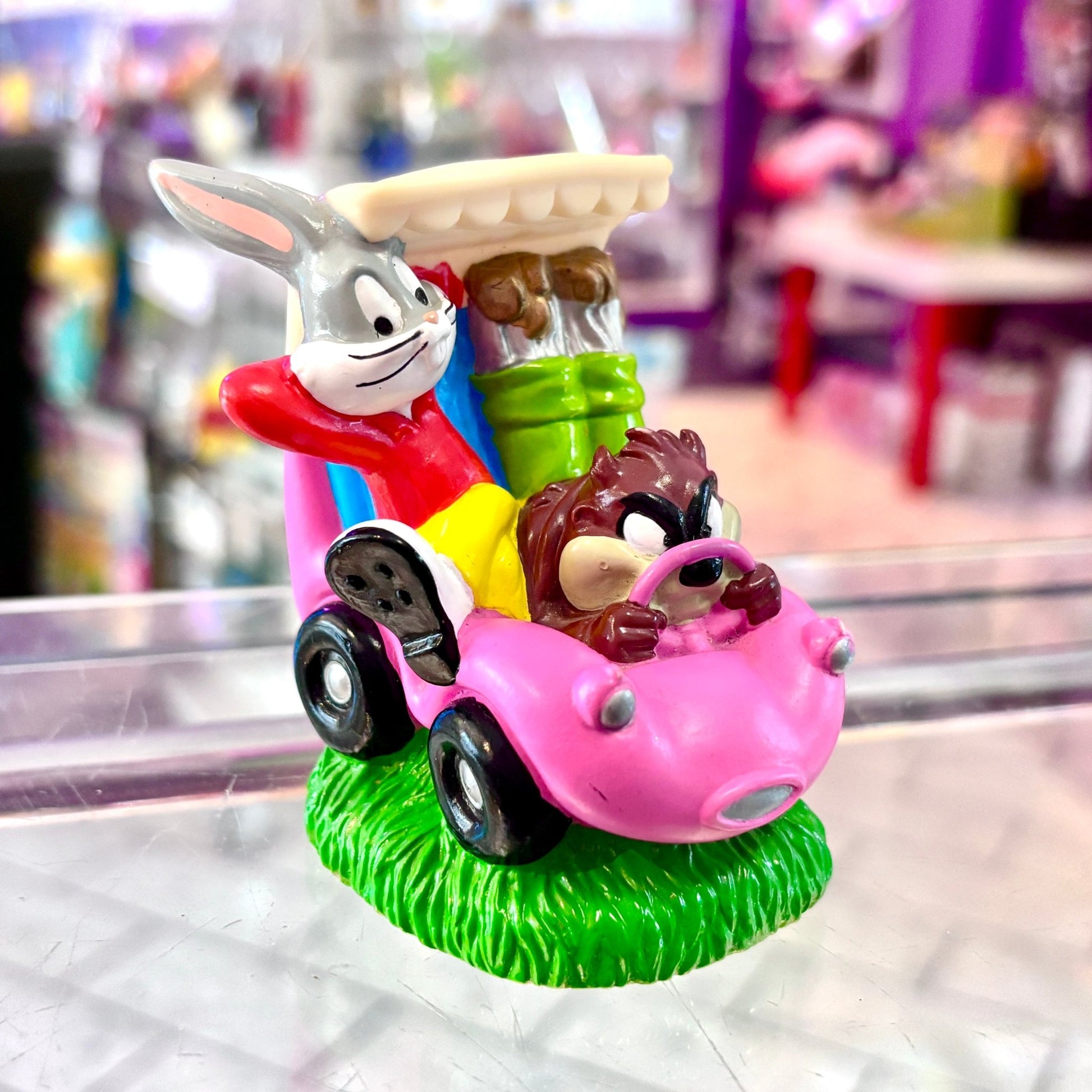 Looney Tunes: Bugs Bunny & Taz in Golf Cart PVC Figure (90s) - PopCultGang