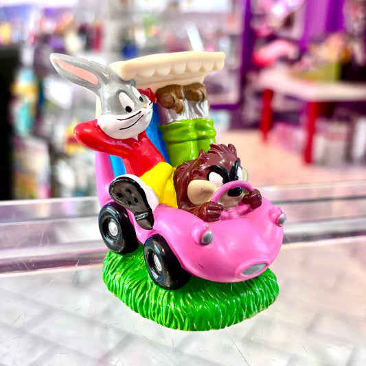 Looney Tunes: Bugs Bunny & Taz in Golf Cart PVC Figure (90s) - PopCultGang