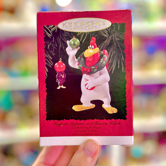 Looney Tunes: Foghorn Leghorn & Henery Hawk Keepsake Ornament (Hallmark, 90s) - PopCultGang