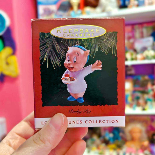 Looney Tunes: Porky Pig in Pyjamas Keepsake Ornament (Hallmark, 90's) - PopCultGang