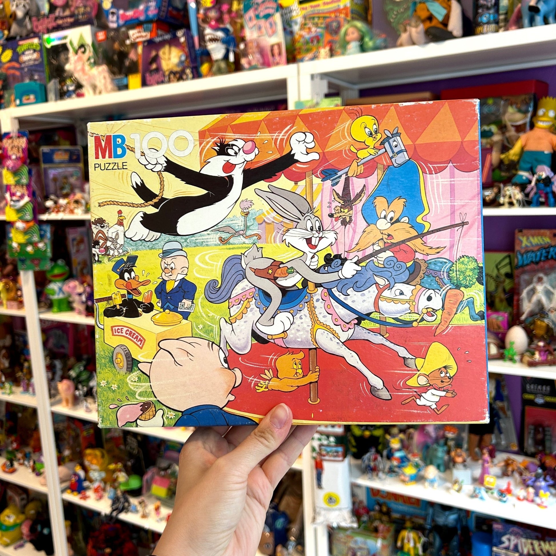 Looney Tunes Puzzle (100 pieces, 1980s) - PopCultGang