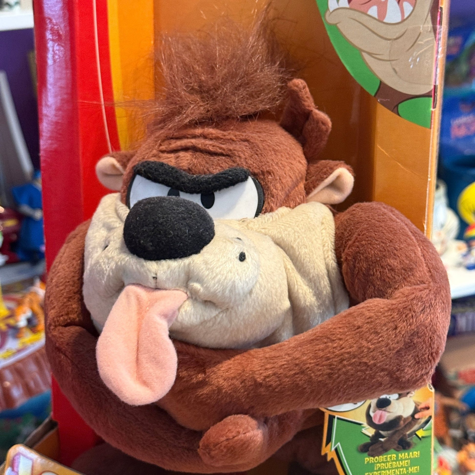 Looney Tunes: Rude Tude Taz The Tazmanian Devil Talking Plush (Warner Bros., 2003) - PopCultGang