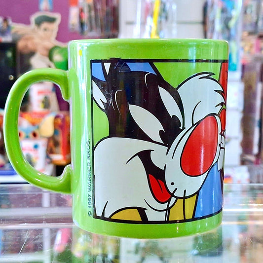 Looney Tunes: Sylvester Green Mug (Warner Bros, 1997) - PopCultGang