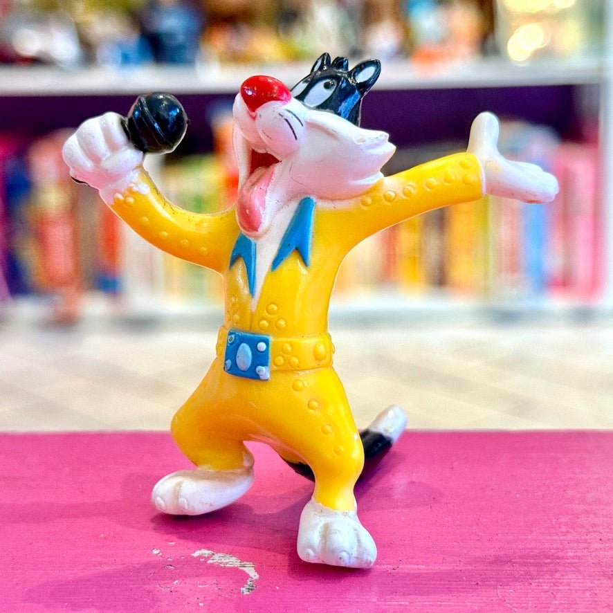 Looney Tunes: Sylvester Popstar Singing PVC Figure (90s) - PopCultGang