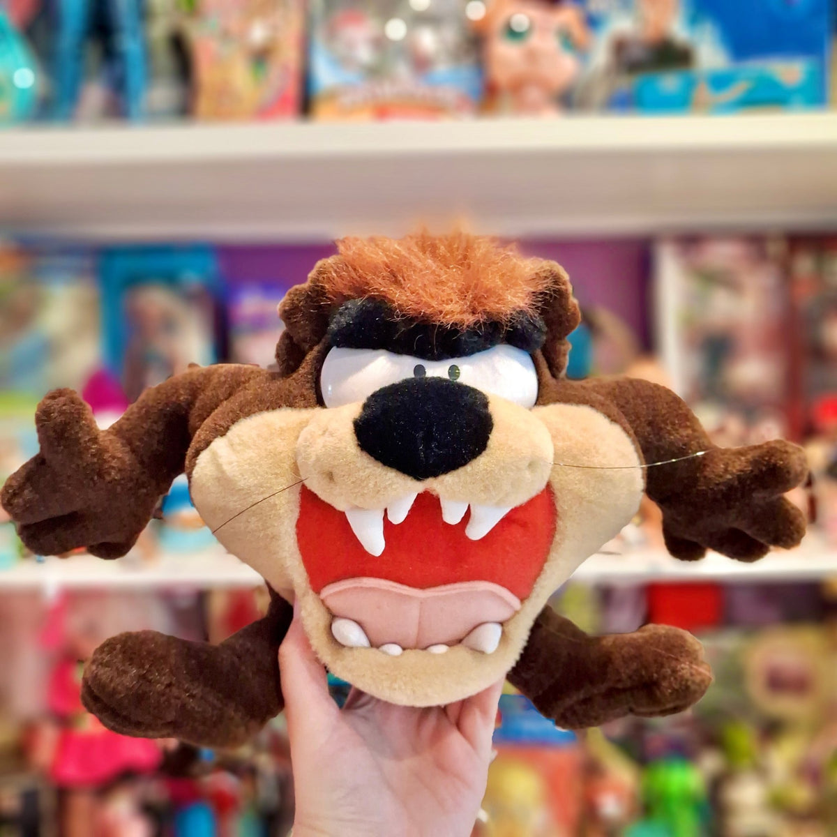 Looney Tunes: Taz The Tazmanian Devil - Arms Out Plush (Warner Bros., 1998) - PopCultGang