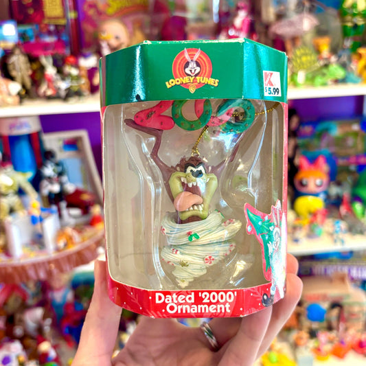 Looney Tunes: Taz The Tazmanian Devil Christmas Tornado Ornament (Trevco, 2000) - PopCultGang