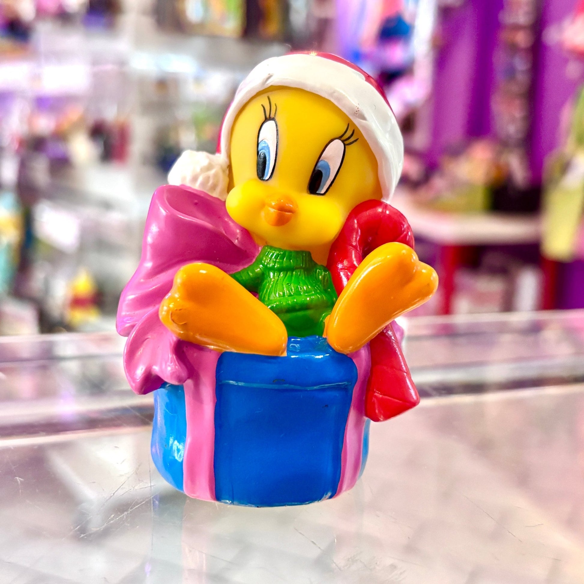 Looney Tunes: Tweety Holiday Christmas PVC Figure (90's) - PopCultGang