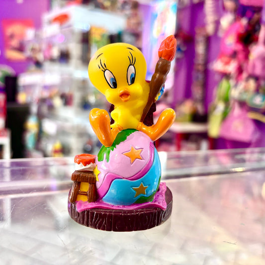 Looney Tunes: Tweety on Easter Egg PVC Figure (90s) - PopCultGang