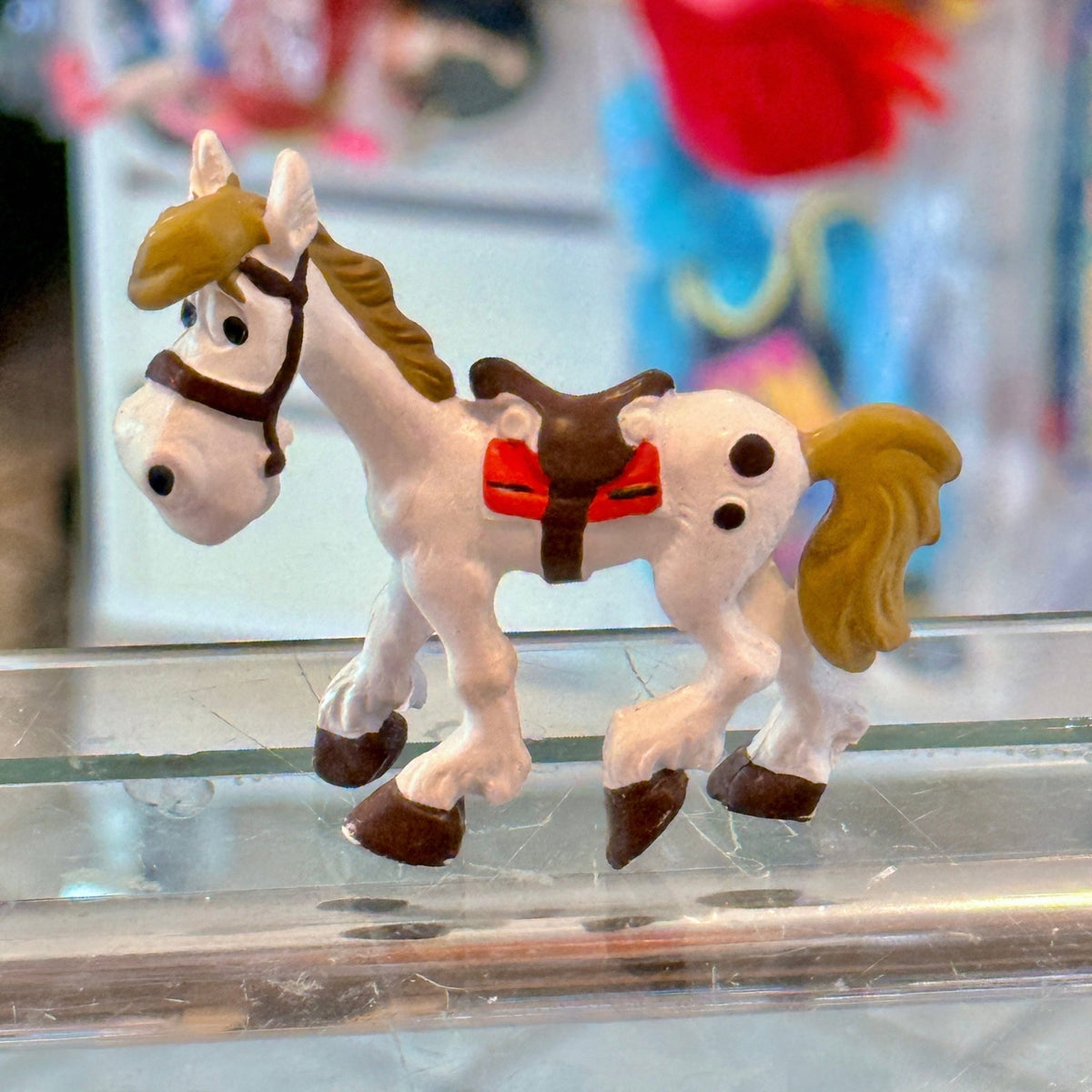 Lucky Luke: Jolly Jumper The Horse PVC figure (Bully, 80s) - PopCultGang