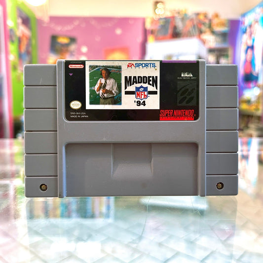 Madden Football '94 (SNES, NTSC) - PopCultGang