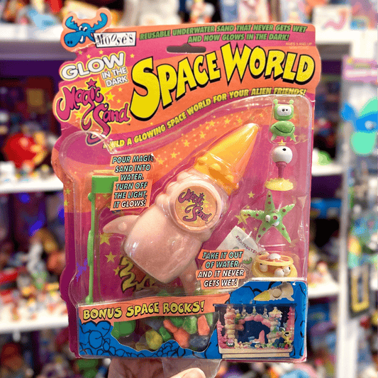 Magic Sand: Space World (Glow In The Dark) (Moose, NIB, 90s) - PopCultGang