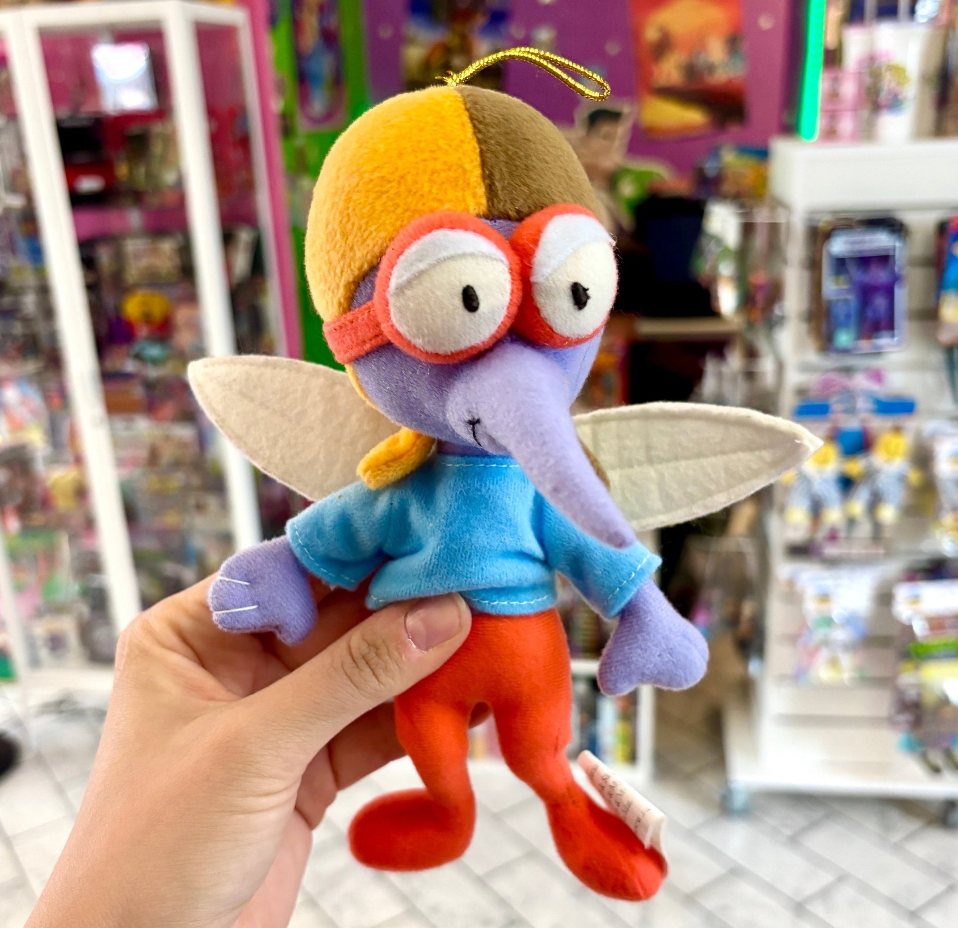 Magnus & Myggen: Myggen Plush (danish video game mascot, 90s) - PopCultGang