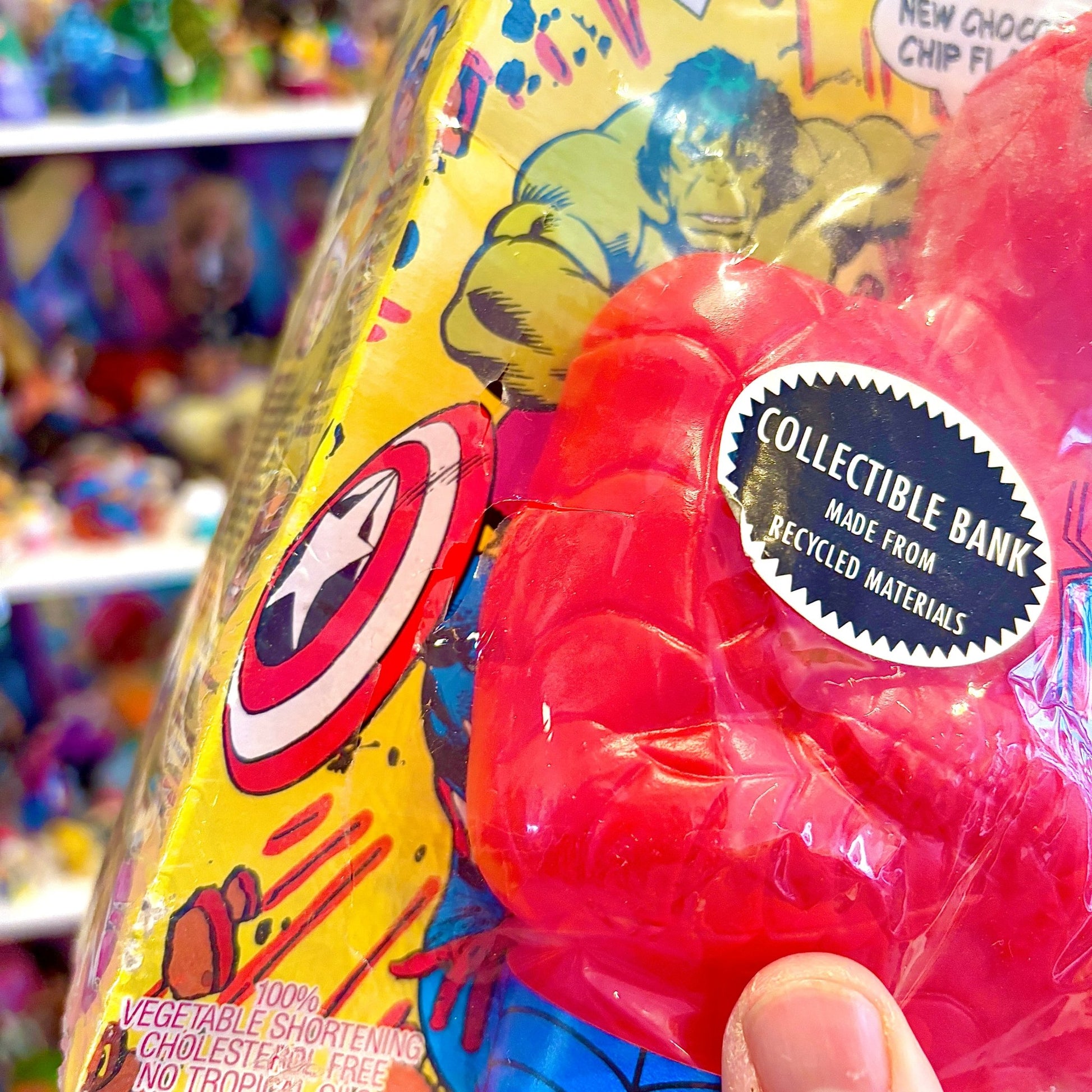 Marvel Comics Adventure Cookies + Spider - Man Coin Bank (80s) - PopCultGang