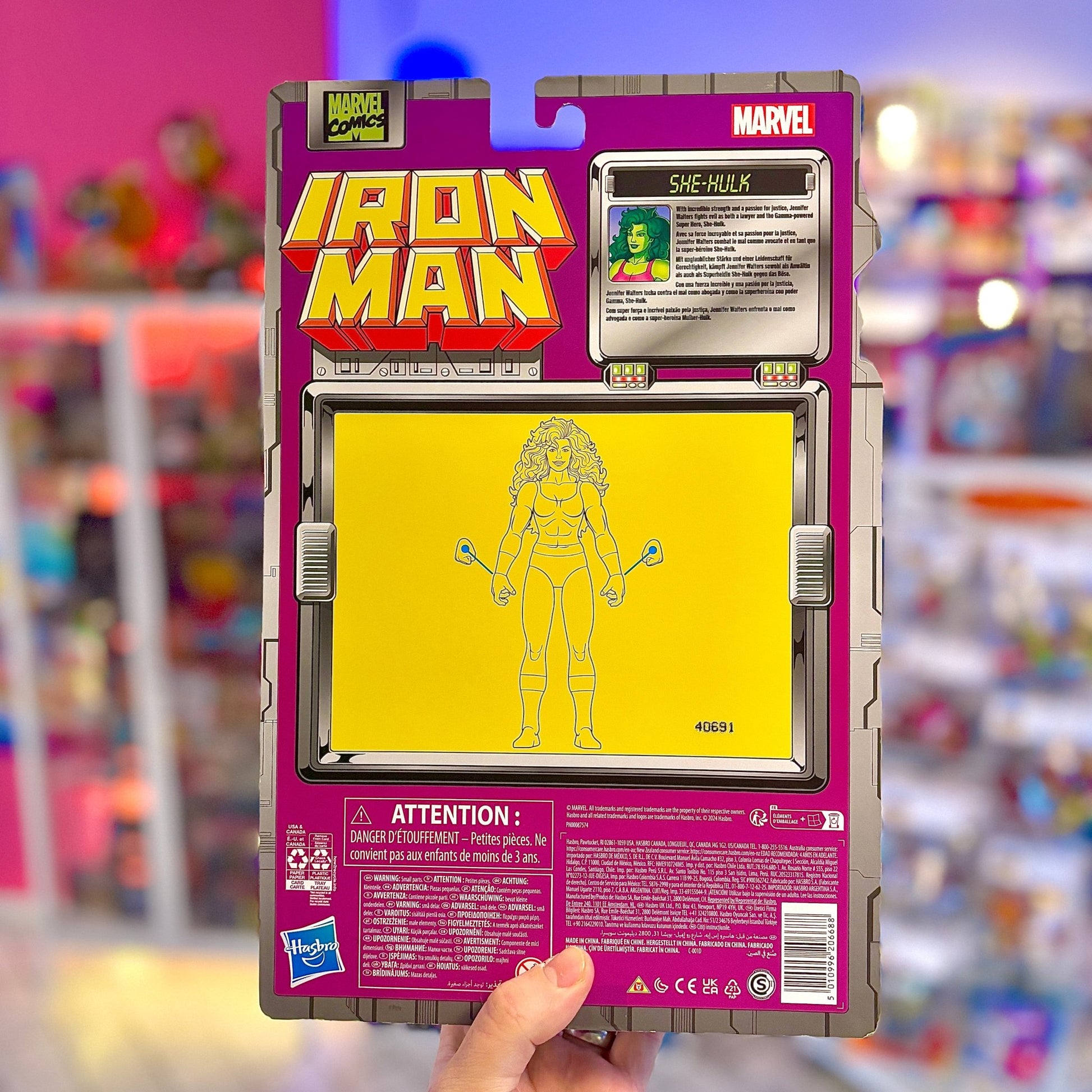 Marvel Legends: She - Hulk (Iron - Man Retro Figure) - PopCultGang