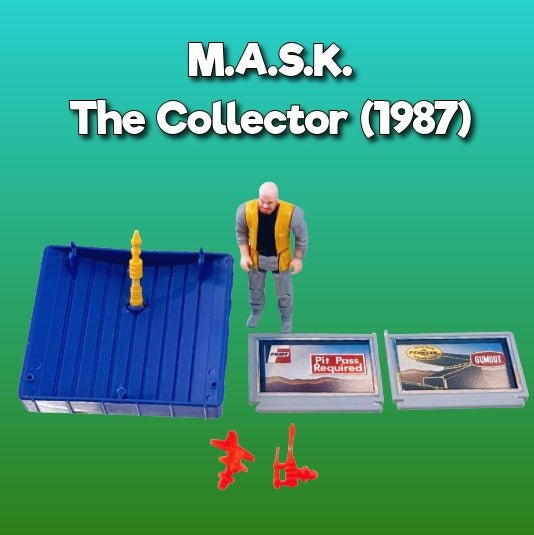 M.A.S.K. - The Collector Action Figure + accesories (Kenner, 1987) - PopCultGang