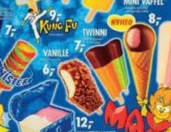 MAX Skattekiste Is - Ice Cream Treasure Chest - Paddle Pop Lion (Frisko, Danish, 90s) - PopCultGang