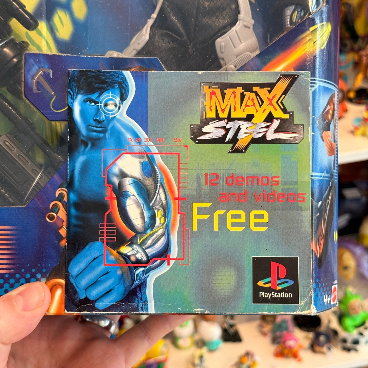 Max Steel: Night Combat Doll - Rare Playstation 1 Demo Disc Version (Mattel, 1999) - PopCultGang