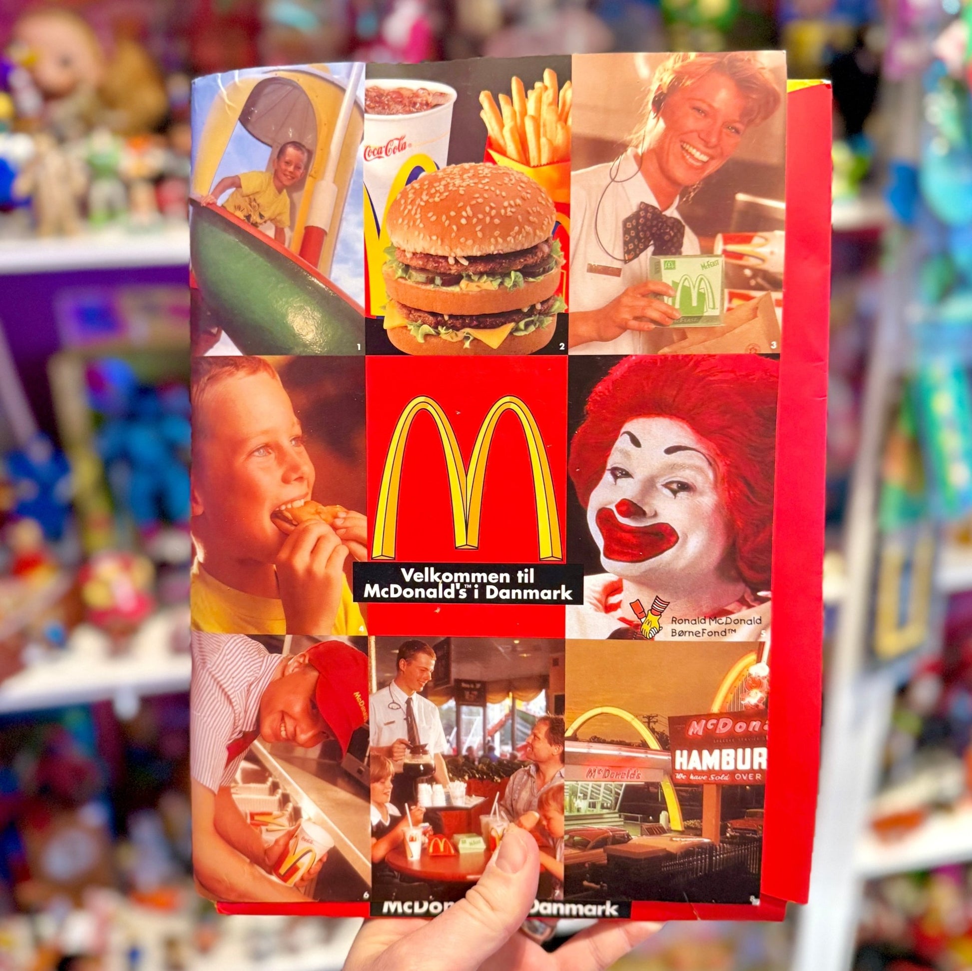McDonalds Employee Training Manual Folder - Danish Language (1998) - PopCultGang