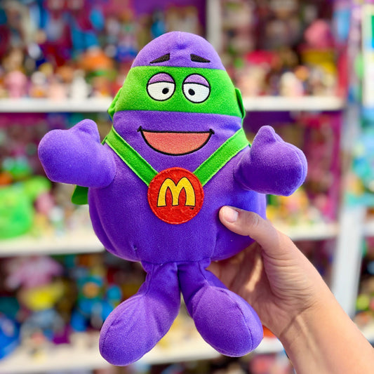 McDonalds Grimace Super Hero Plush (2003) - PopCultGang