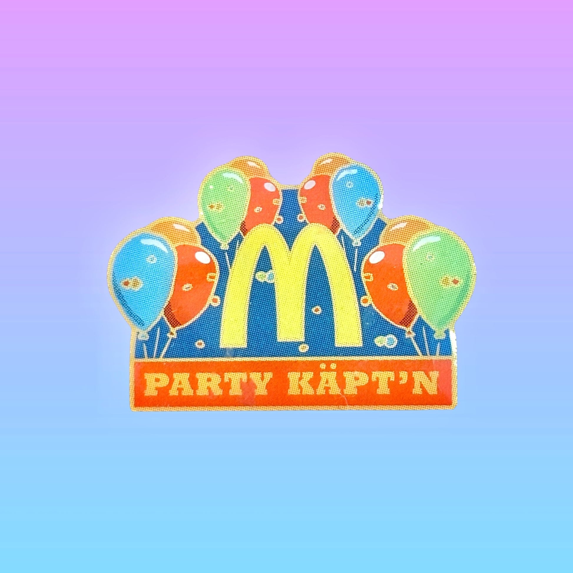 McDonalds: Party Captain Enamel Pin Badge (90s) - PopCultGang