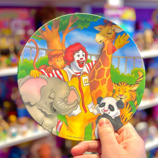 McDonald’s Ronald McDonald Zoo Plastic Plate (90s) - PopCultGang