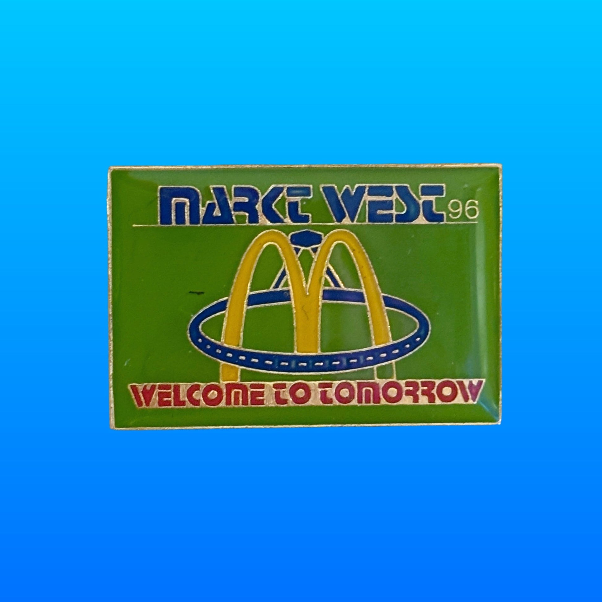 McDonalds: Welcome to Tomorrow Enamel Pin Badge (1996) - PopCultGang