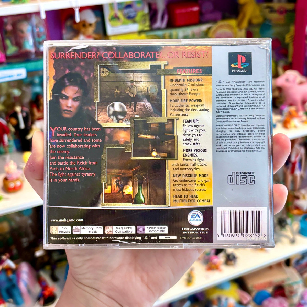 Medal of Honor: Underground (Platinum, PS1) - PopCultGang