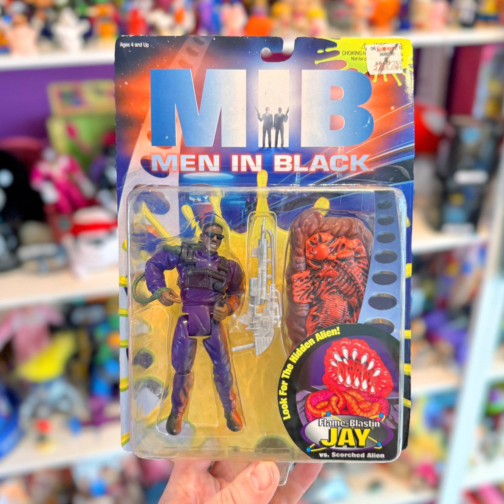 Men in Black: Flame Blastin' Jay Action Figure (MOC, Galoob, 1997) - PopCultGang