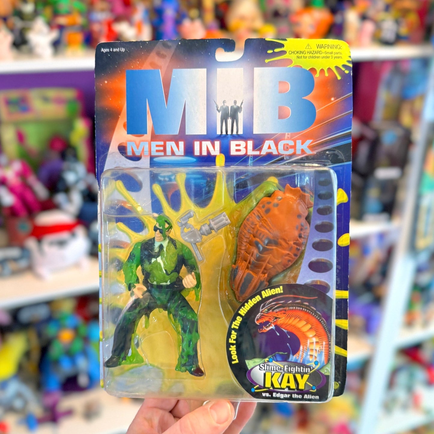 Men in Black: Slime Fightin' Kay Action Figure (MOC, Galoob, 1997) - PopCultGang