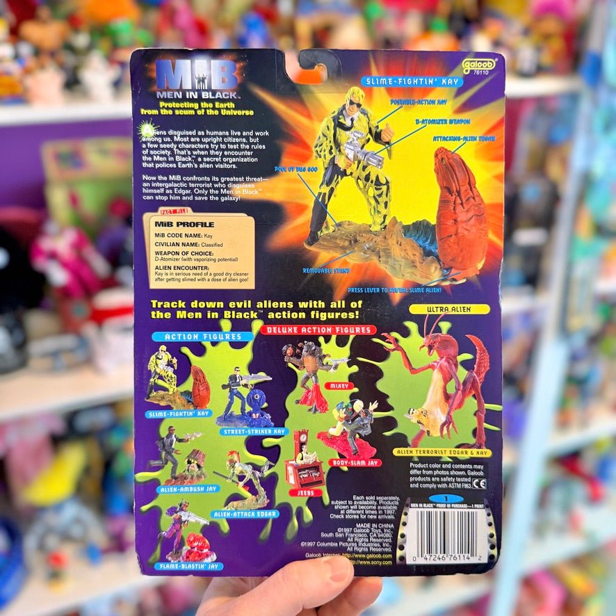Men in Black: Slime Fightin' Kay Action Figure (MOC, Galoob, 1997) - PopCultGang