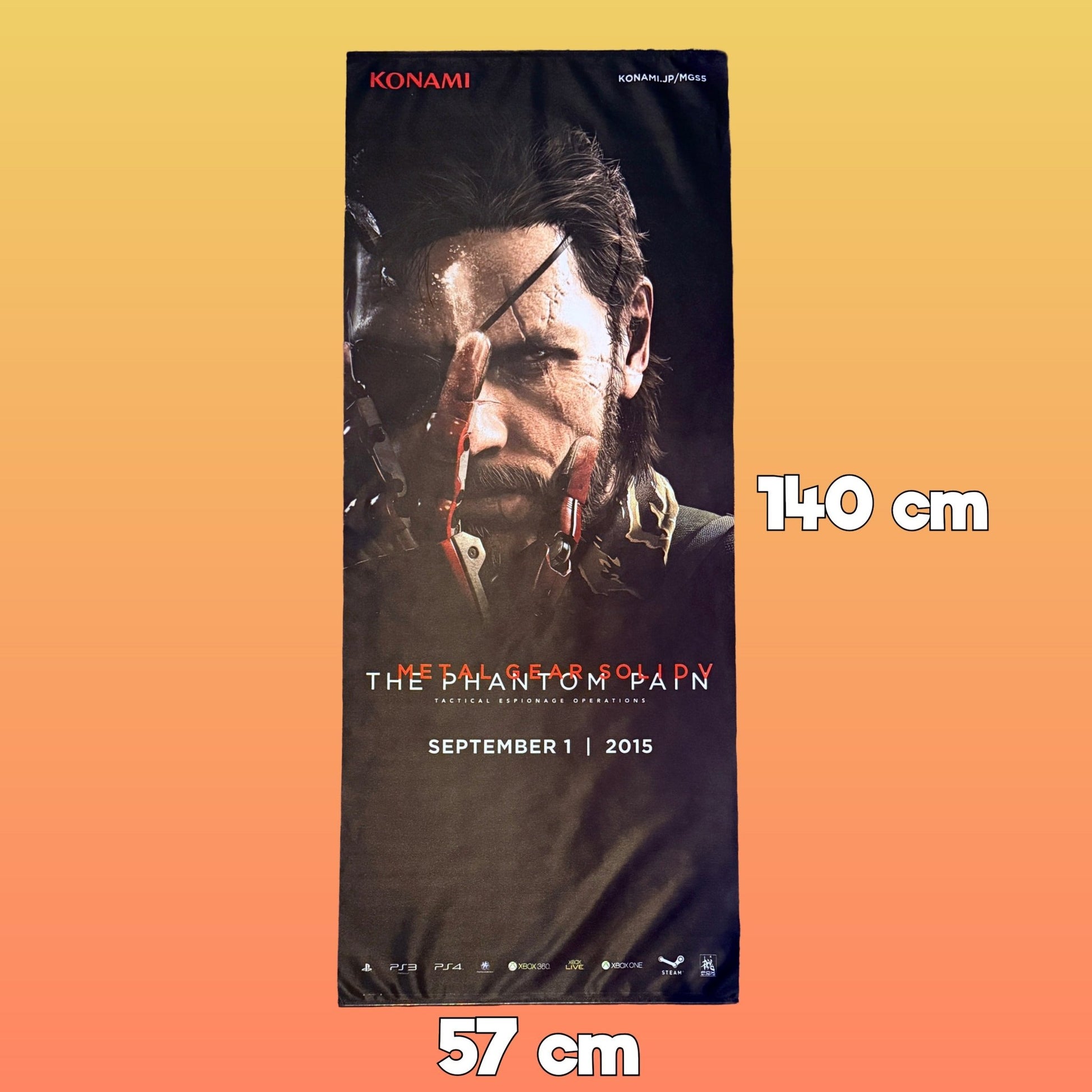 Metal Gear Solid 5: The Phantom Pain - Promotional Wall Scroll Baner (2015) - PopCultGang