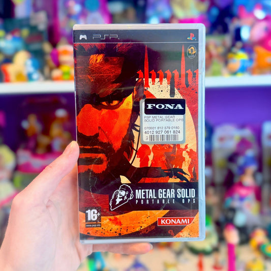 Metal Gear Solid: Portable Ops (PSP) - PopCultGang